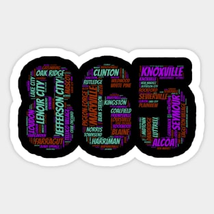 Knoxville and the 865 Sticker